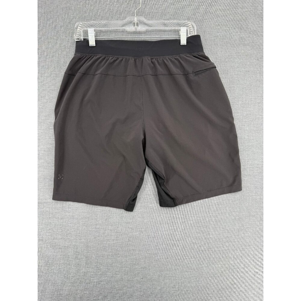 Lululemon T.H.E. Shorts Mens M 9" Training Stretch Black LM7A98S